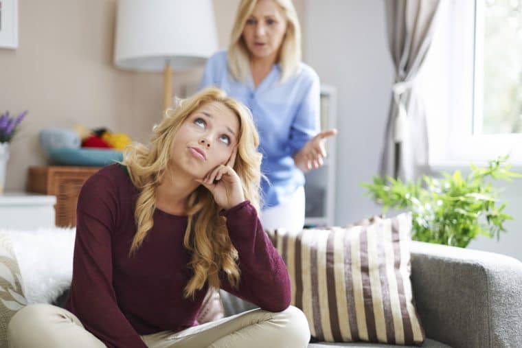 teen not listening to mother