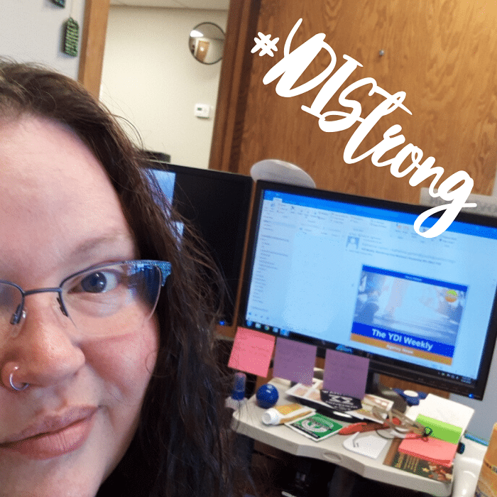 Kelsey with a YDIStrong no Hippa resize - We Are Stronger Together- #YDIStrong Spotlights