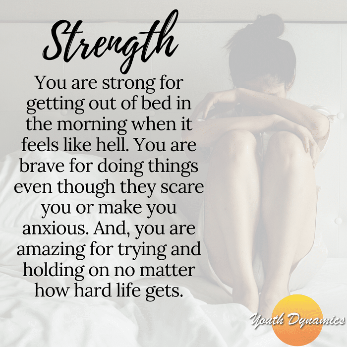 Strength 1 - Struggling? Quotes for Those Experiencing Trauma & Grief