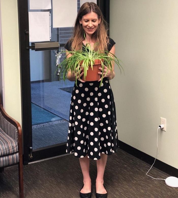 Katie with a plant 1 resized - We Are Stronger Together- #YDIStrong Spotlights