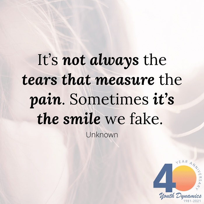 fake smile - It’s Hard. 13 Quotes that Illustrate Depression