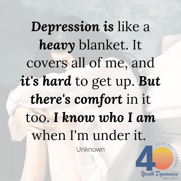 heavy blanket 1 - It’s Hard. 13 Quotes that Illustrate Depression