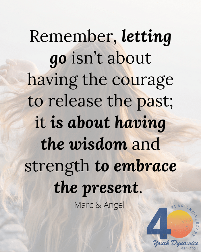 Letting go is wisdom and strength. - It's Heavy. Twelve Quotes to Inspire You to Let Go