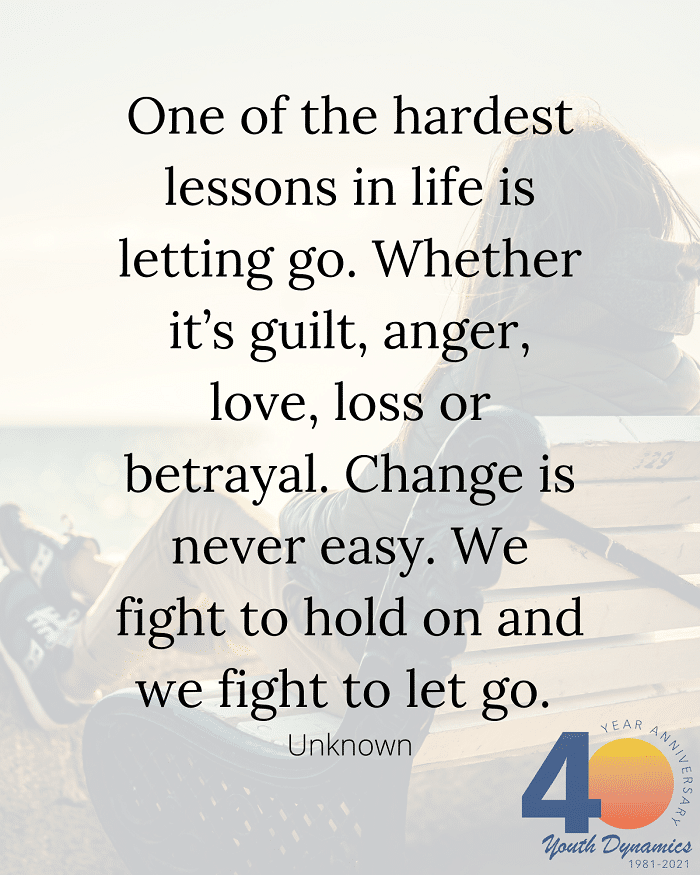 Sometimes you need to let things go