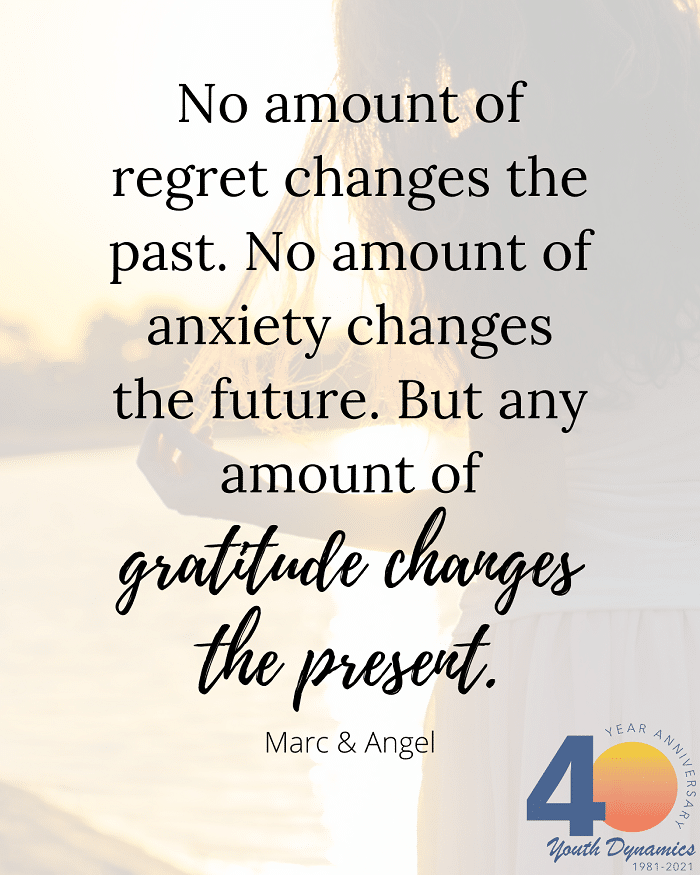 Quote 9 No amount of regret changes the past. No amount of anxiety changes the future. - 12 Quotes on Anxiety & Coping