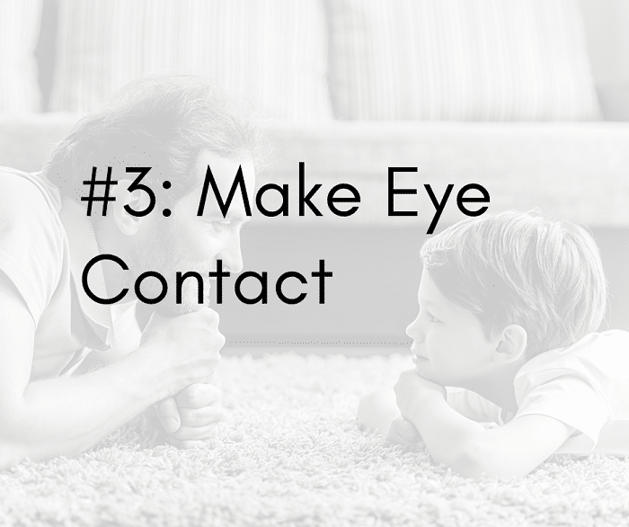 4 Tips to Parent Foster Children with Trauma History- Make Eye Contact