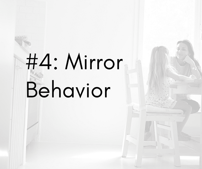 4 Tips to Parent Foster Children with Trauma History-Mirror Behavior