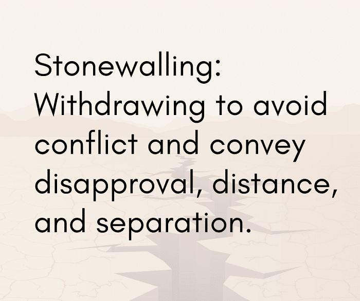 Friction. Conquering Conflict at Work- Stonewalling