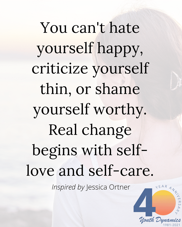 Personal Growth Quote 3- Real growth begins with self-love and self-care