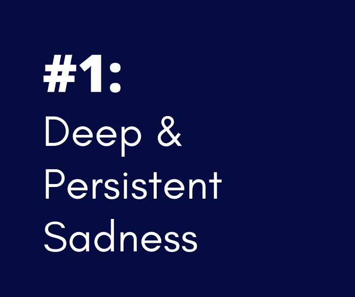 1 Deep and Persistent Sadness - 8 Signs of Depression in Kids that Parents Miss