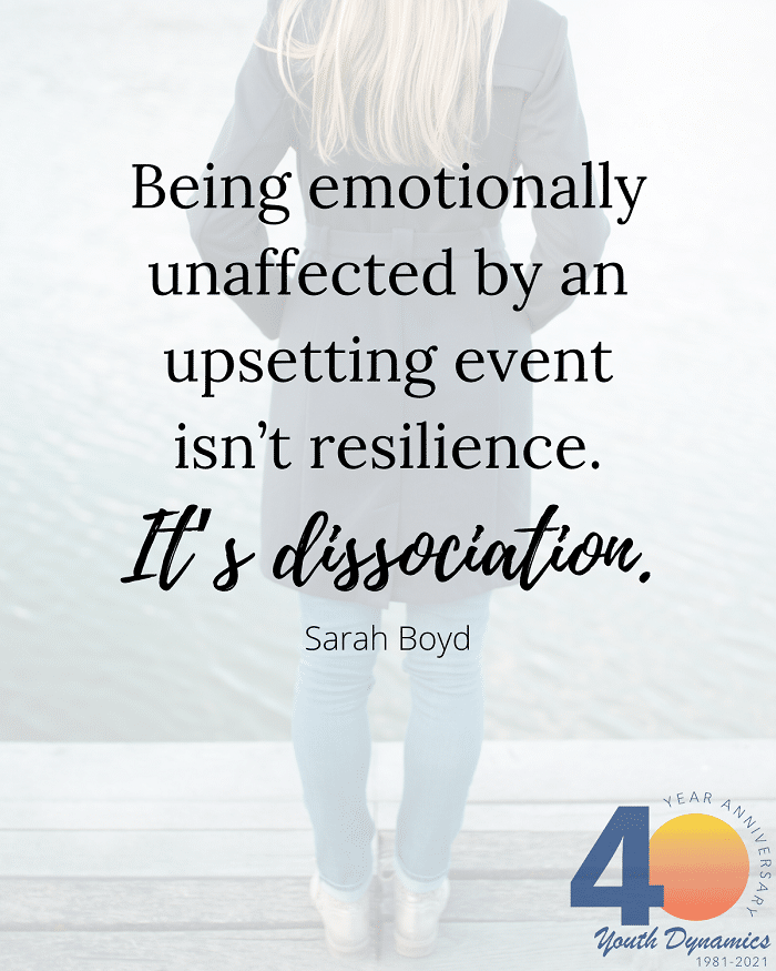 Living with uncertainty quote- You should be emotionally affected.