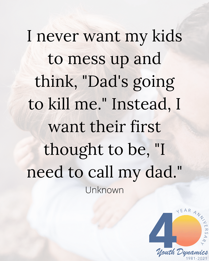 Quote 10- I want my kids to feel safe coming to me.