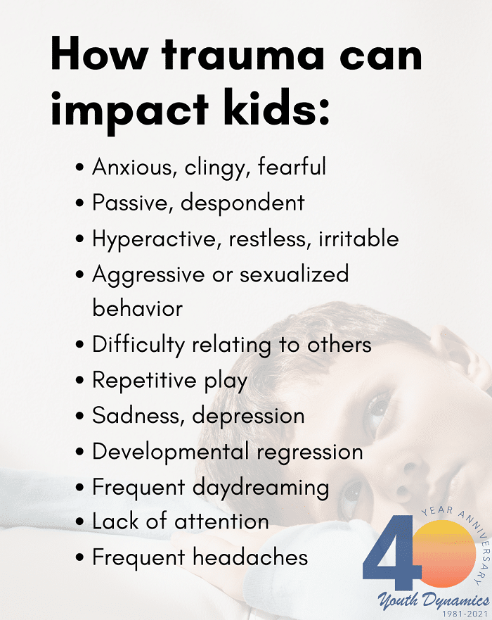 How trauma can impact kids