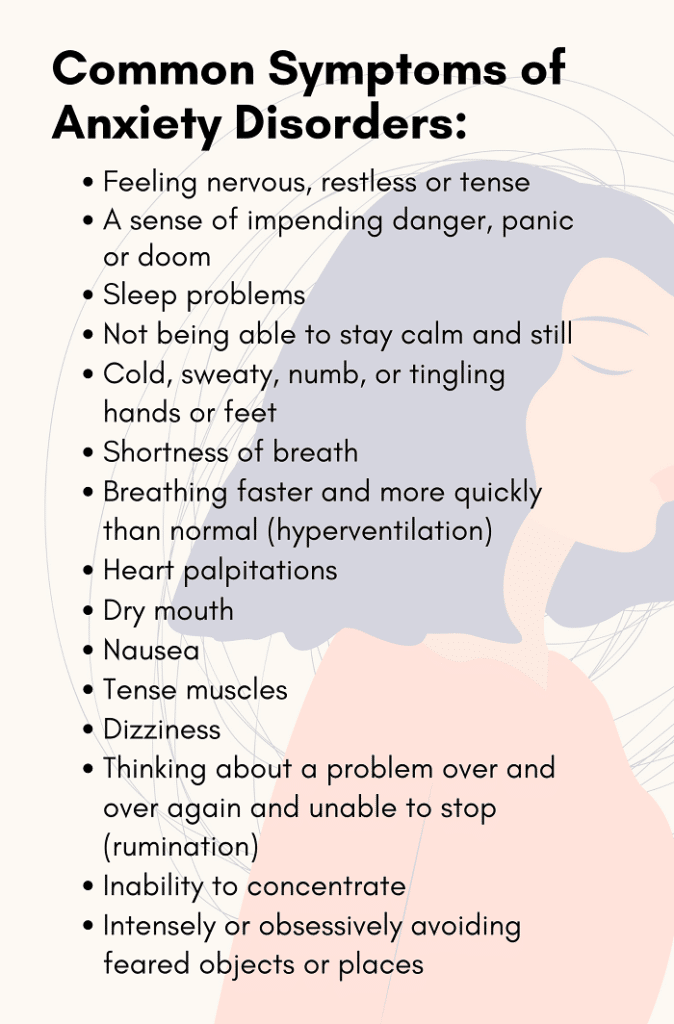 Common Symptoms of Anxiety