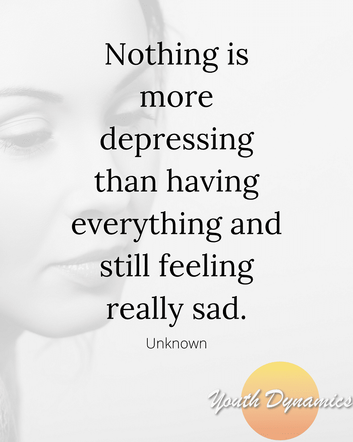 Nothing is more depressing black and white 1 - 16 Powerful Quotes Portraying Life with Depression