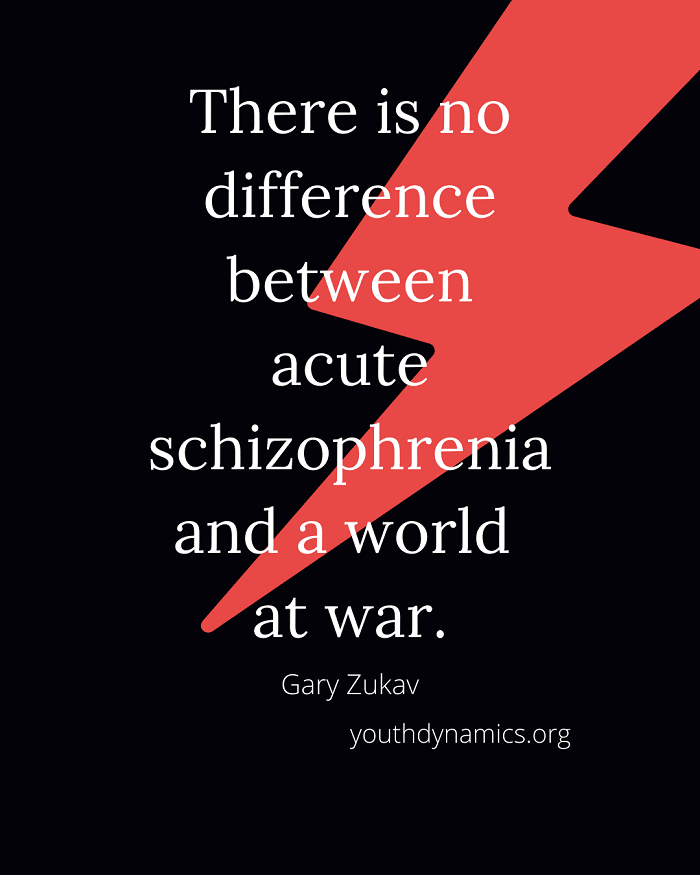 Quote 11 a world at war - 20 Quotes Painting Life with Schizophrenia