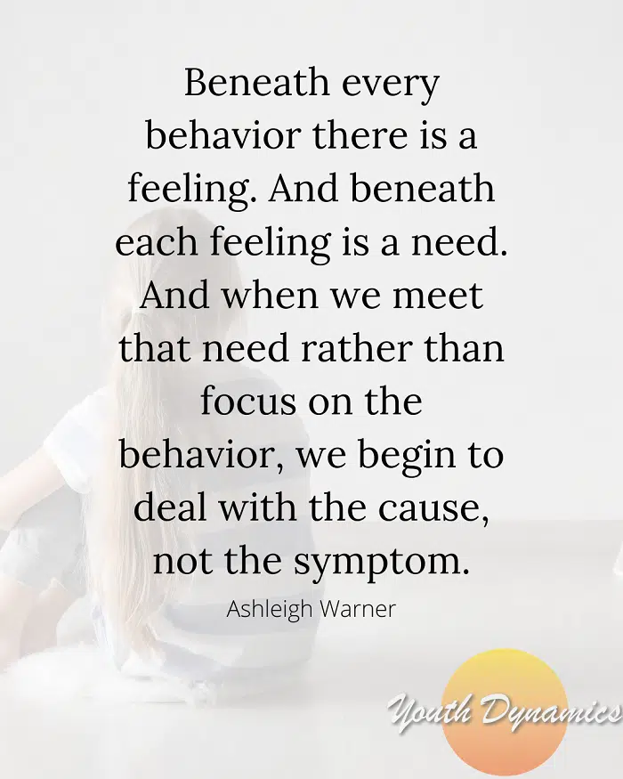 Quote 3- Beneath every behavior