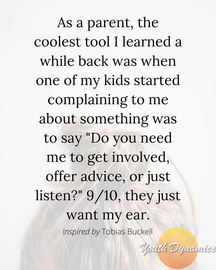 Quote 9- Just listen don't fix