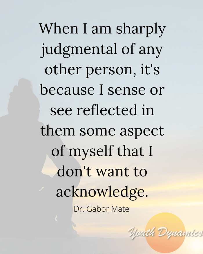 Quote 11 When I am sharply judgmental of any other person - 15 Quotes for Finding Peace through Self-Reflection