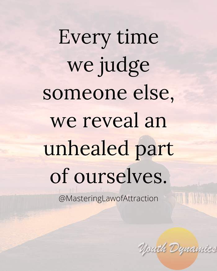 Quote 12 Every time we judge someone else - 15 Quotes for Finding Peace through Self-Reflection