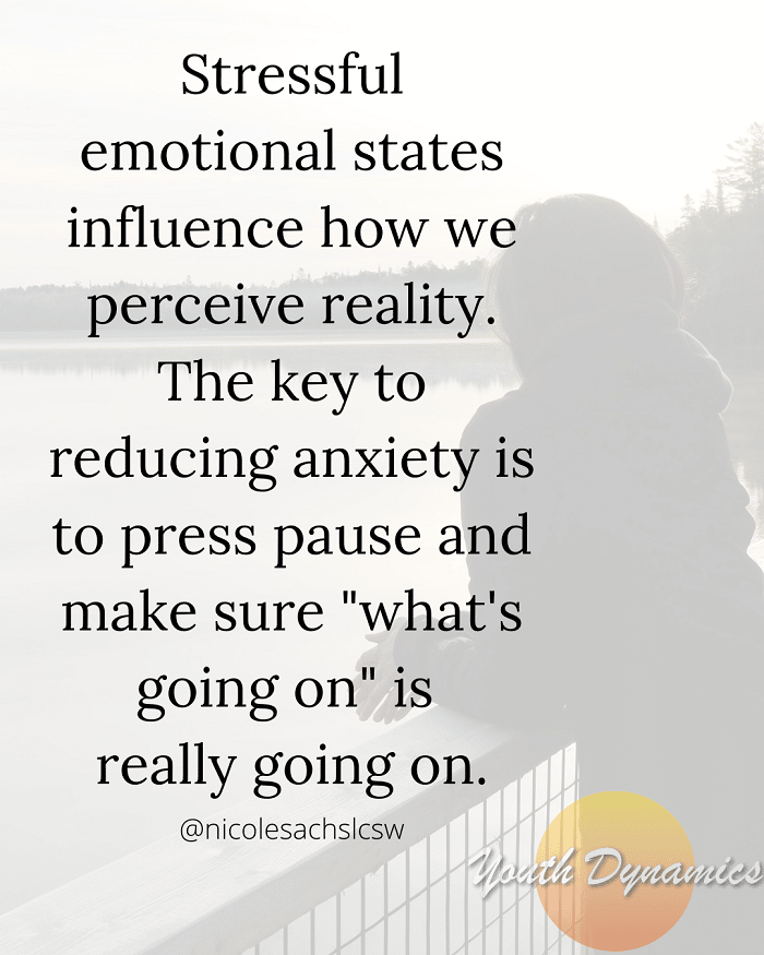 Quote 3- Stressful emotional states