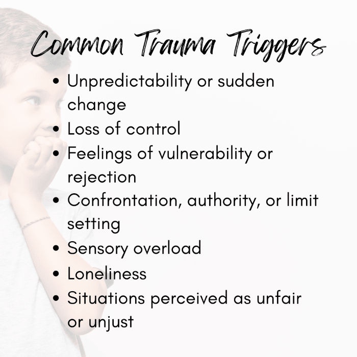 Common Trauma Triggers