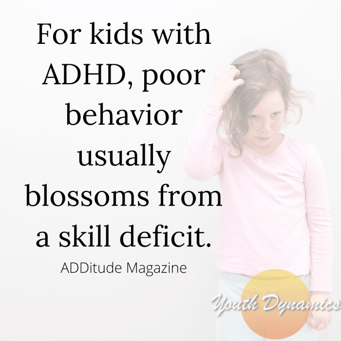 Quote 11 For kids with ADHD poor behavior - 16 Quotes That Illustrate ADHD