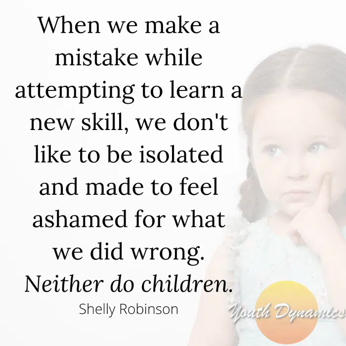 Quote 11- When we make a mistake while attempting to learn a new skill
