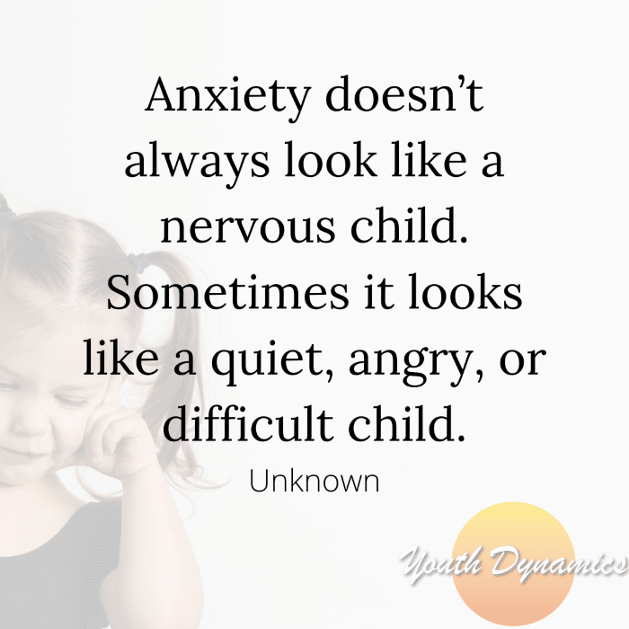 Quote 1 Anxiety doesnt always look like a nervous child