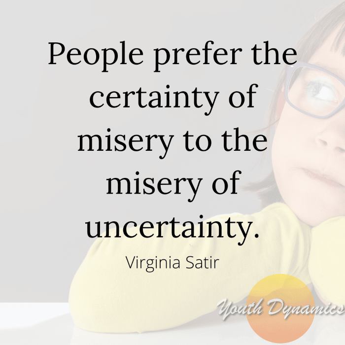 Quote 14 People prefer the certainty