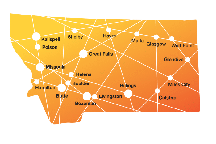 Updated YDI Montana Map