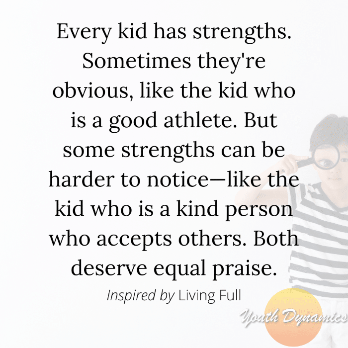 Quote 9 Every kid has strengths