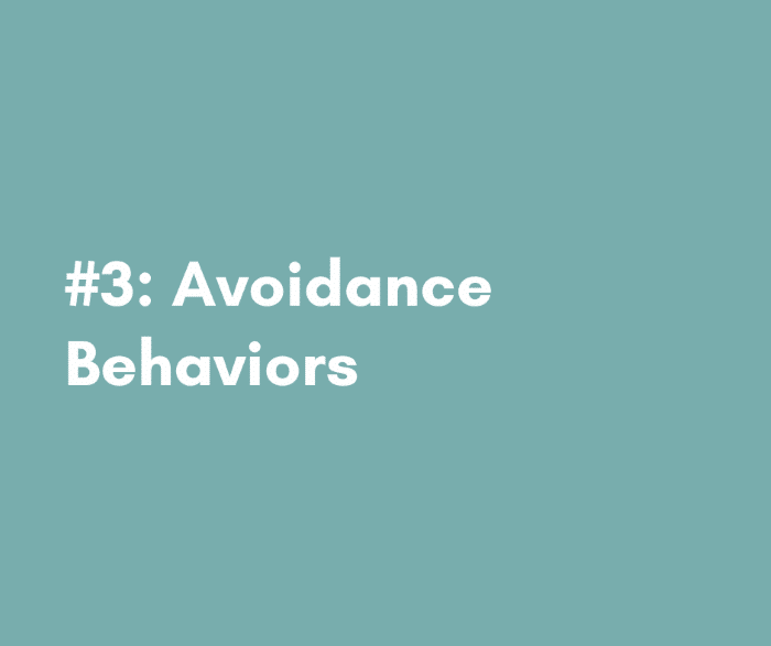 Avoidance Behaviors