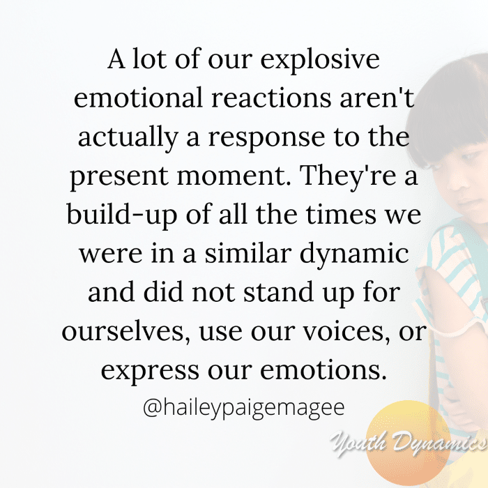 Quote 8 A lot of our explosive emotional reactions